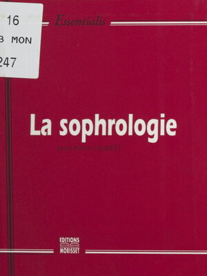 cover image of La sophrologie